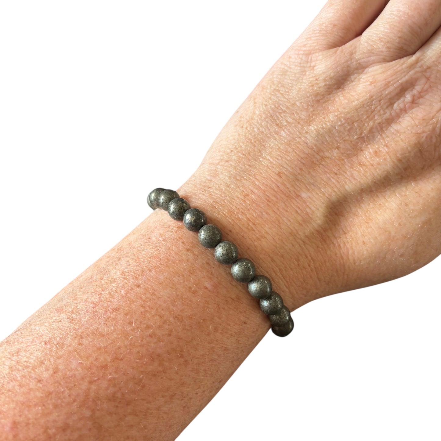 8mm Pyrite Bracelet