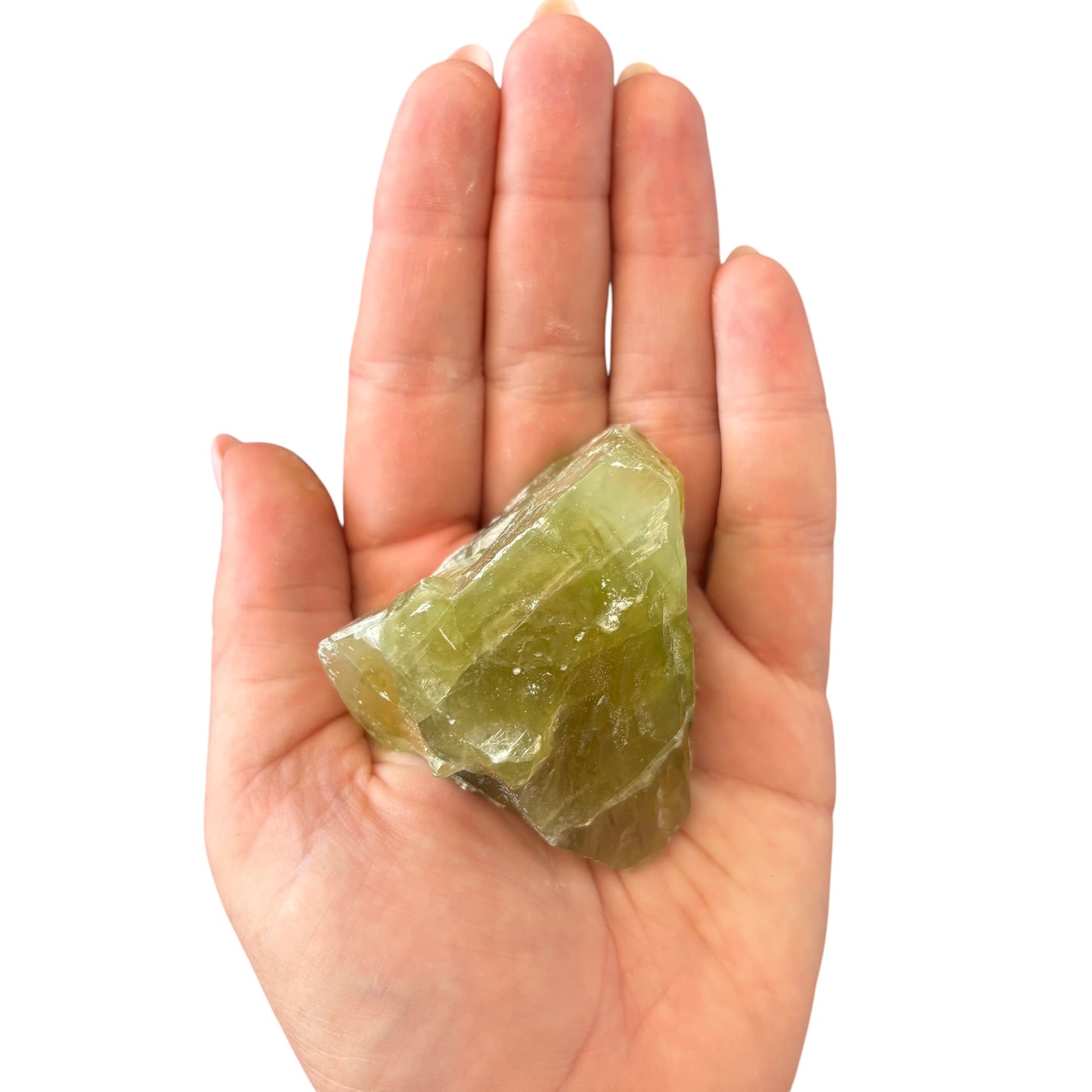 129g Green Calcite Raw