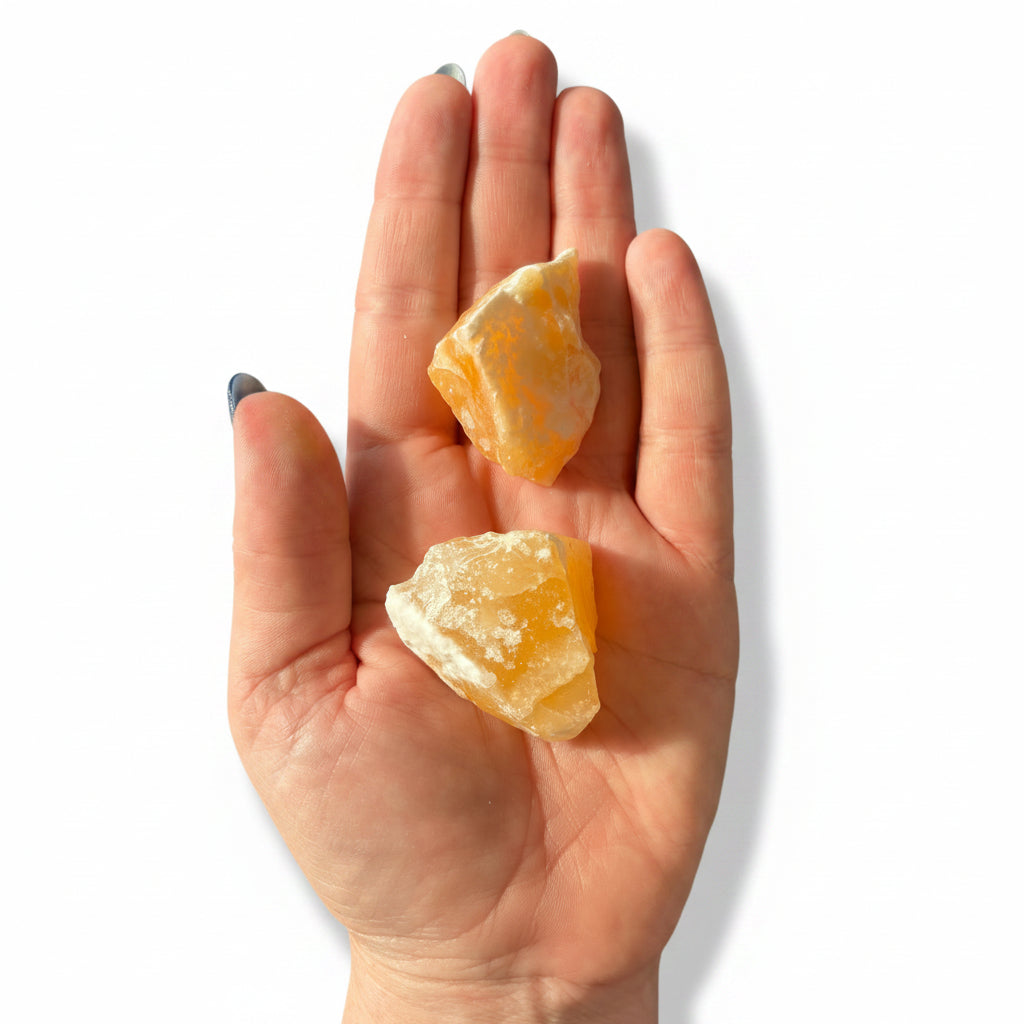 30-40g Orange Calcite Raw