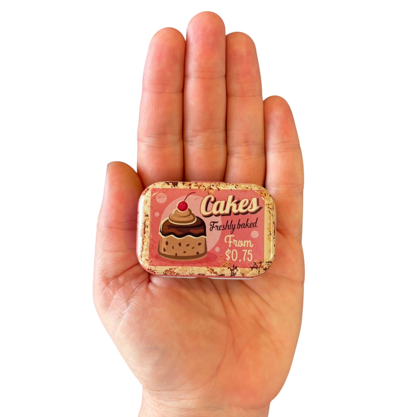 Mini Treat tin Container-Cakes