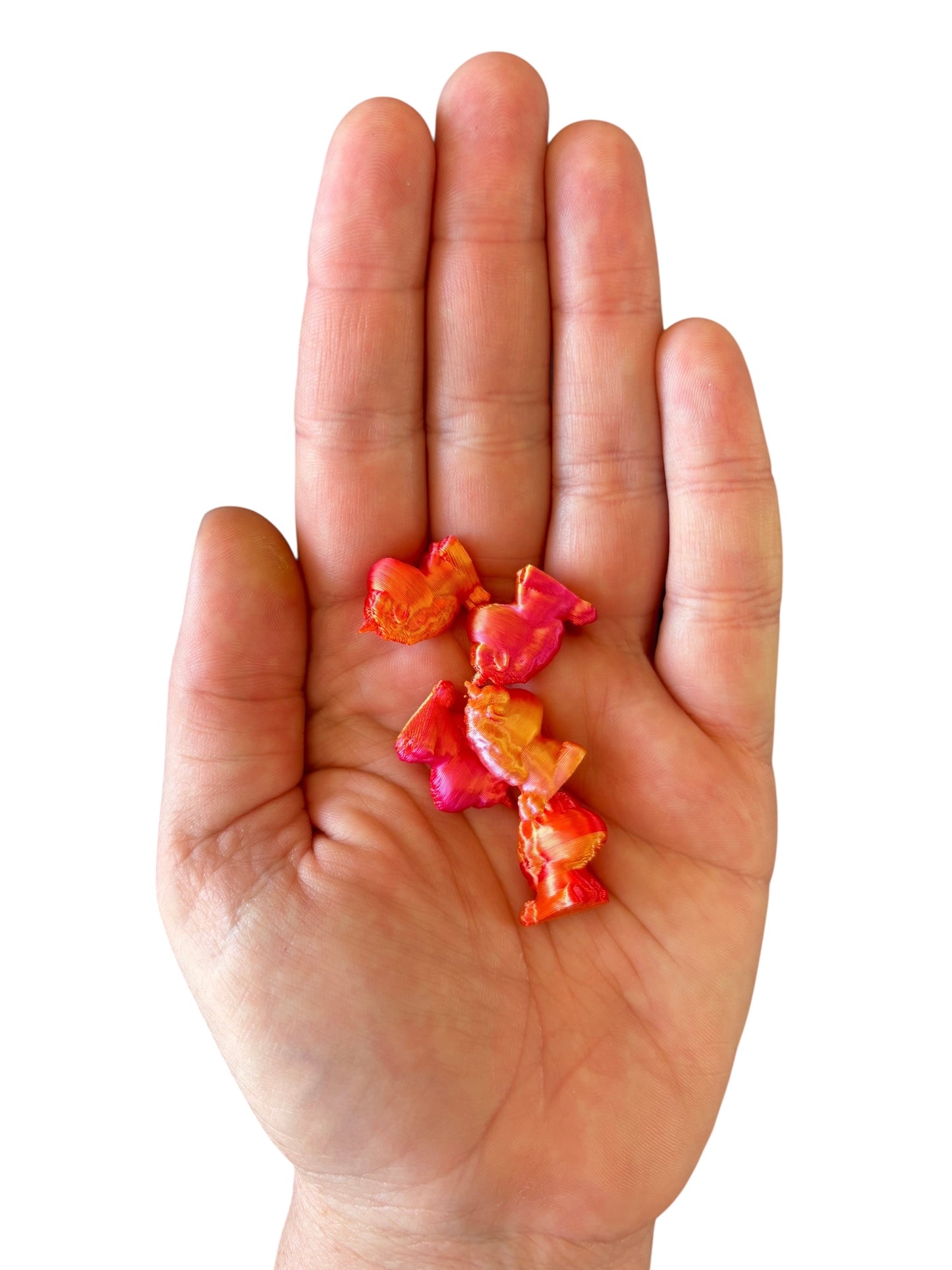 3D Printed Unicorn-Orangey Yellow