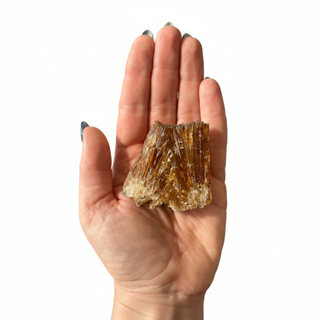116g Amber Calcite Raw