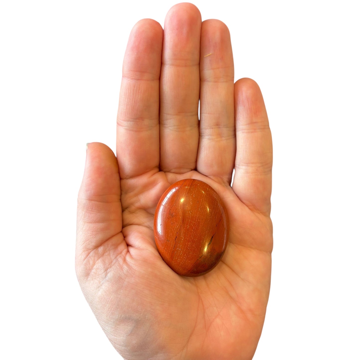38g Red Jasper Palm Stone