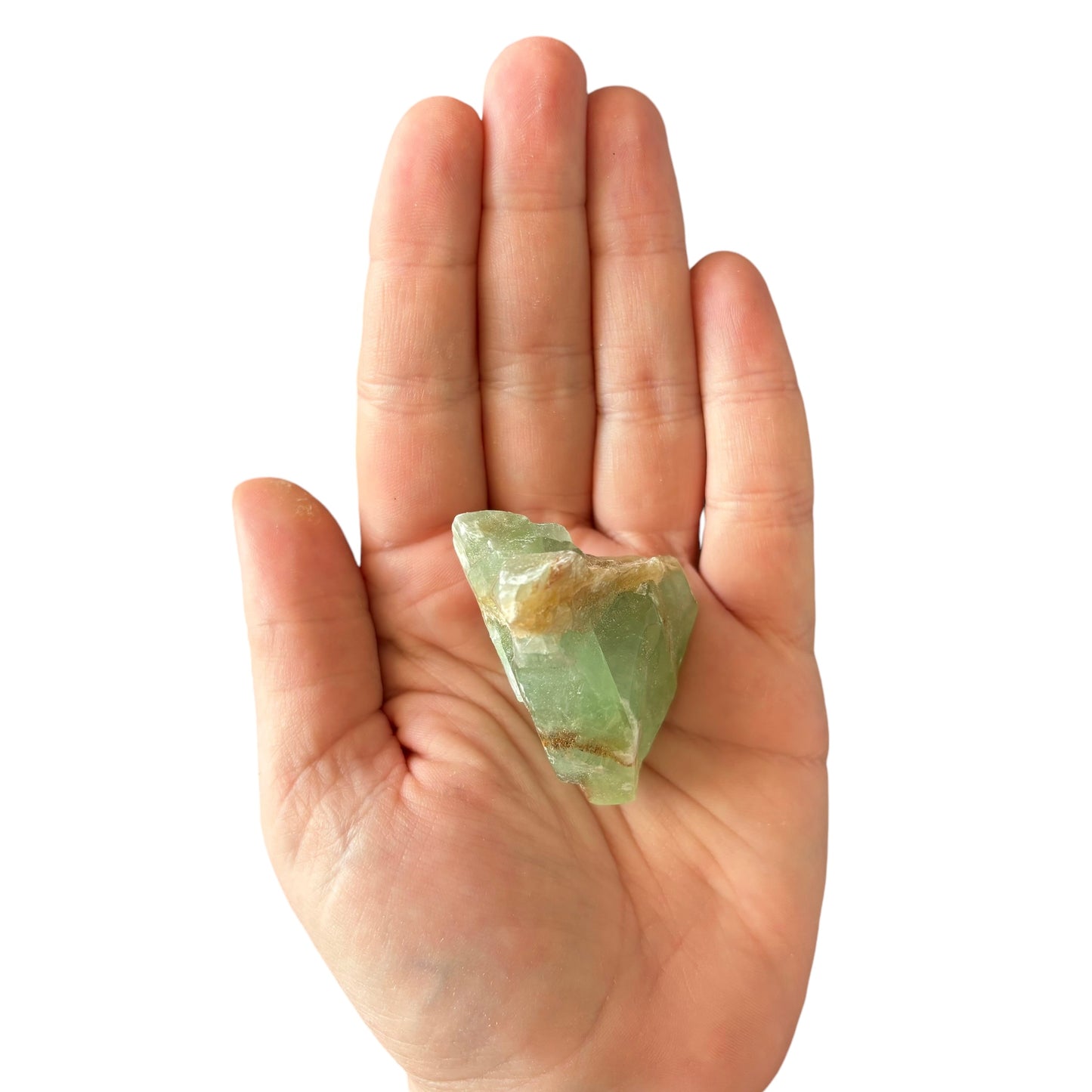 60-70g Green Calcite Raw