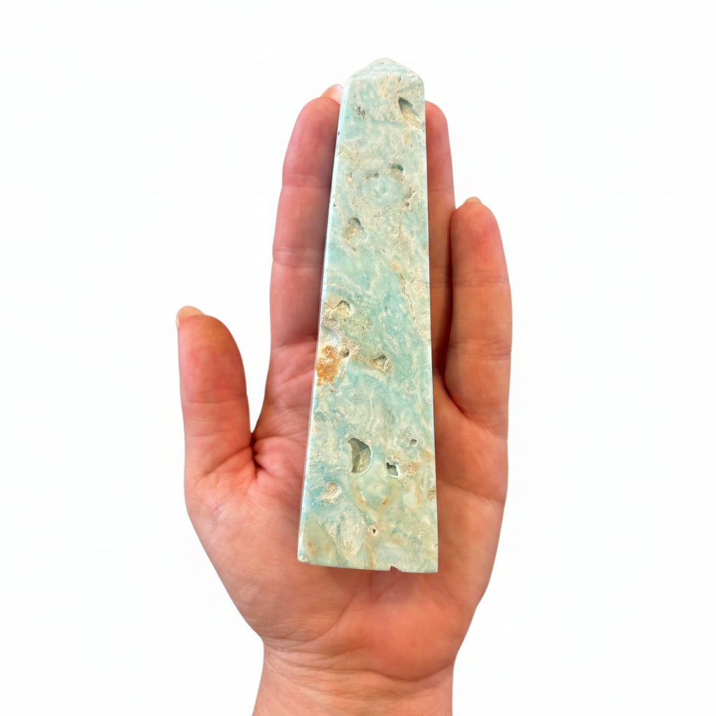 135mm Blue Aragonite Point