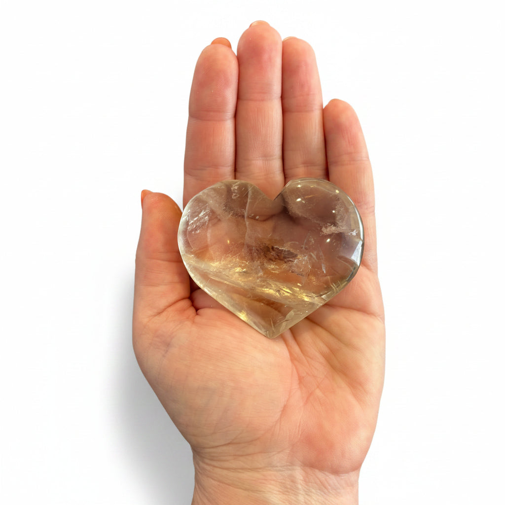 148g Smokey Quartz Heart