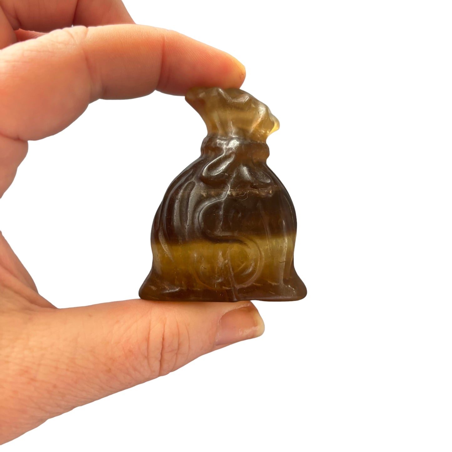 112g Fluorite Money Bag