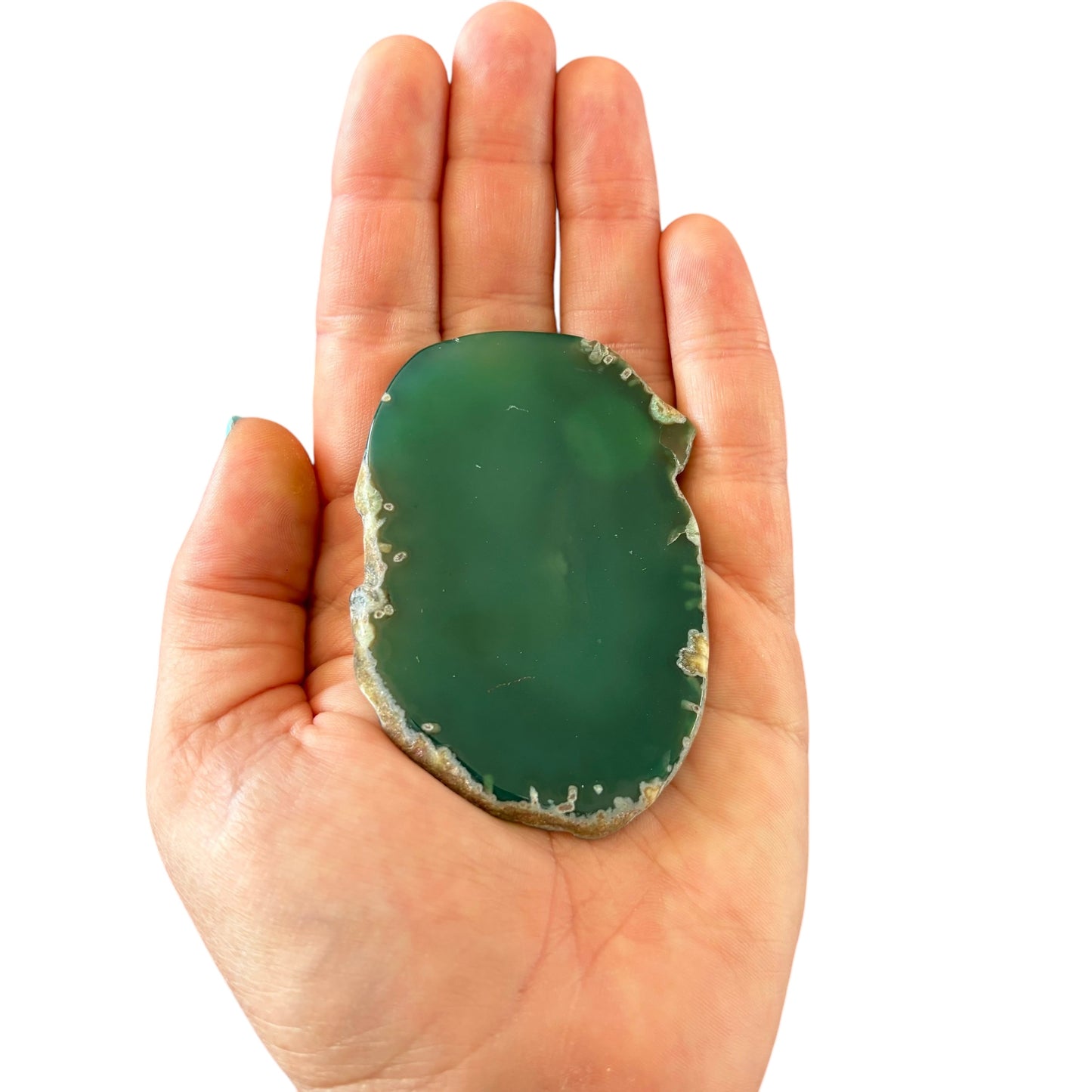 40-50g Green Agate Slice