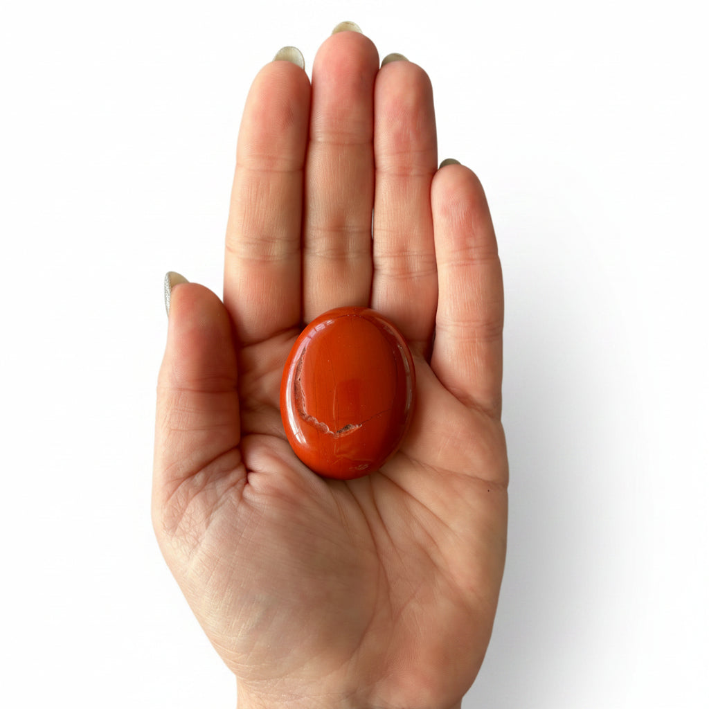 36g Red Jasper Palm Stone