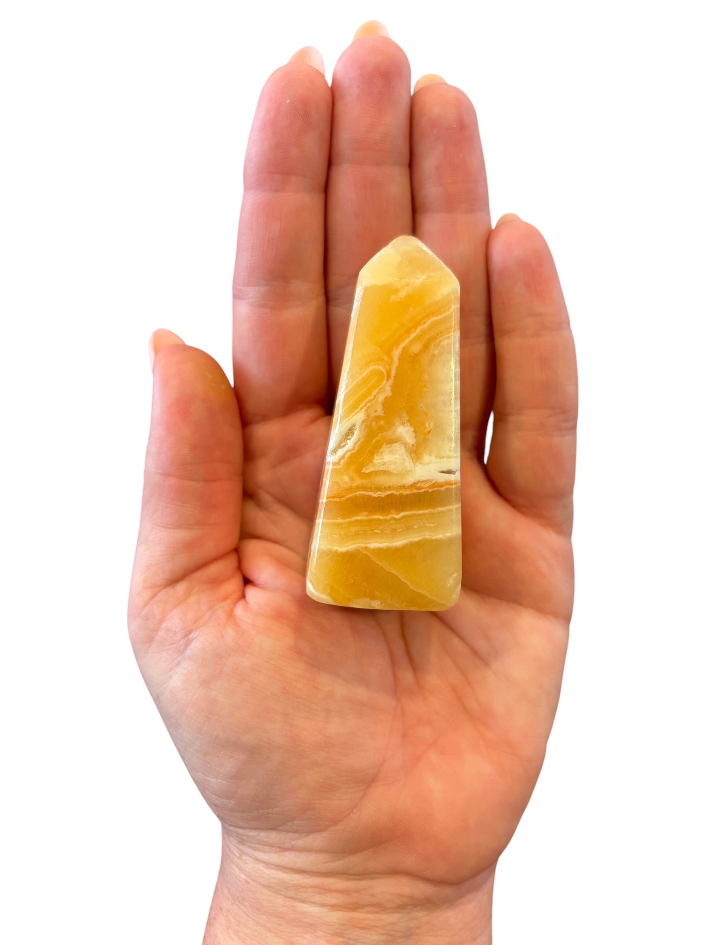 70mm Mango Calcite Point