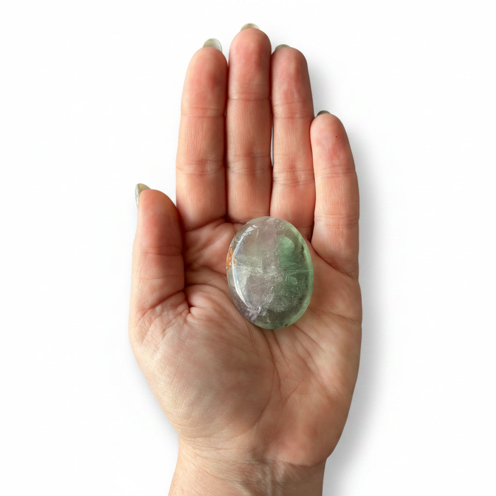 46g Fluorite Palm Stone