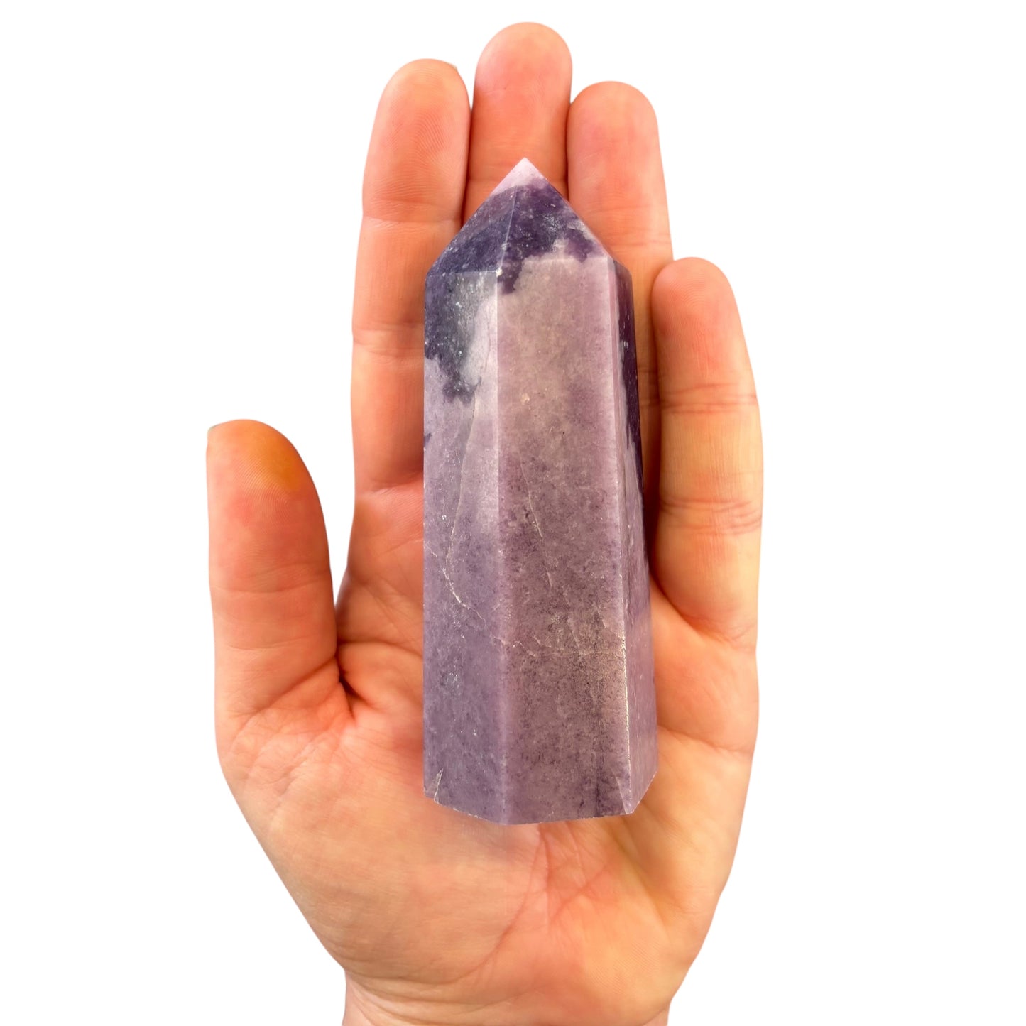 102mm Lepidolite Point