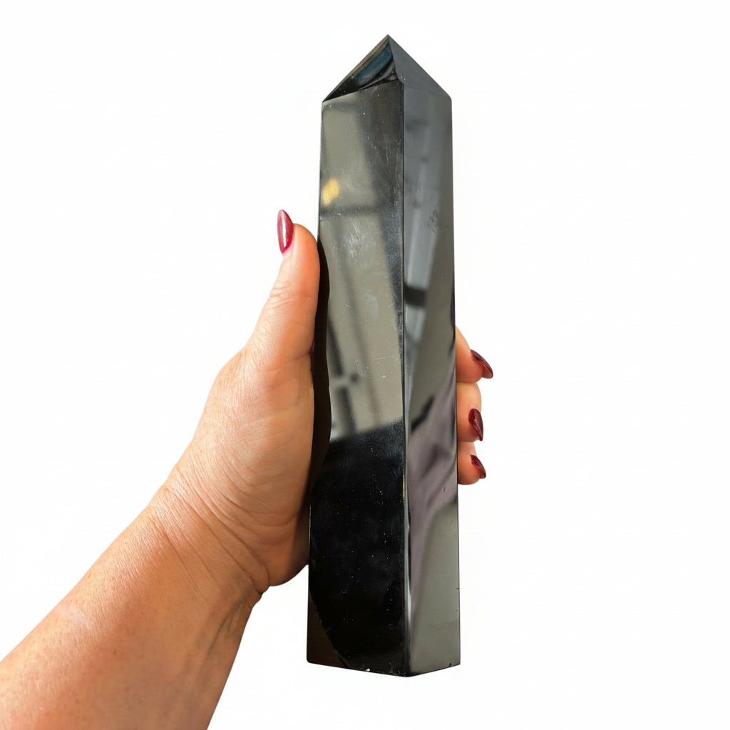 235mm Black Obsidian Point