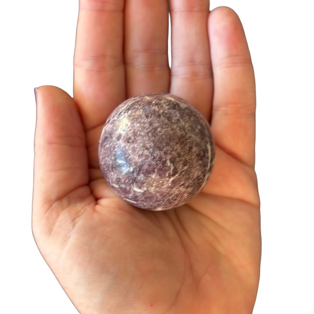 45mm Lepidolite Sphere
