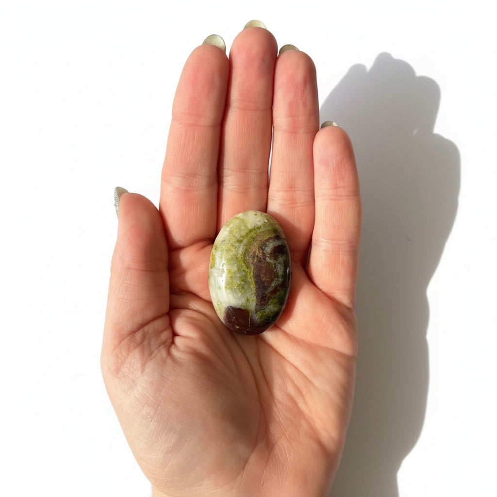 31g Dragonblood Stone Palm Stone