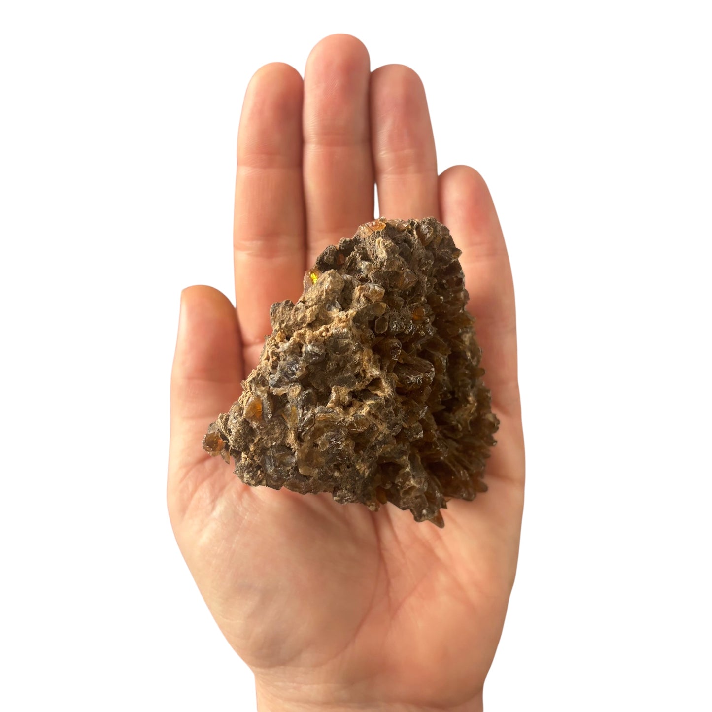 246g Amber Calcite Raw