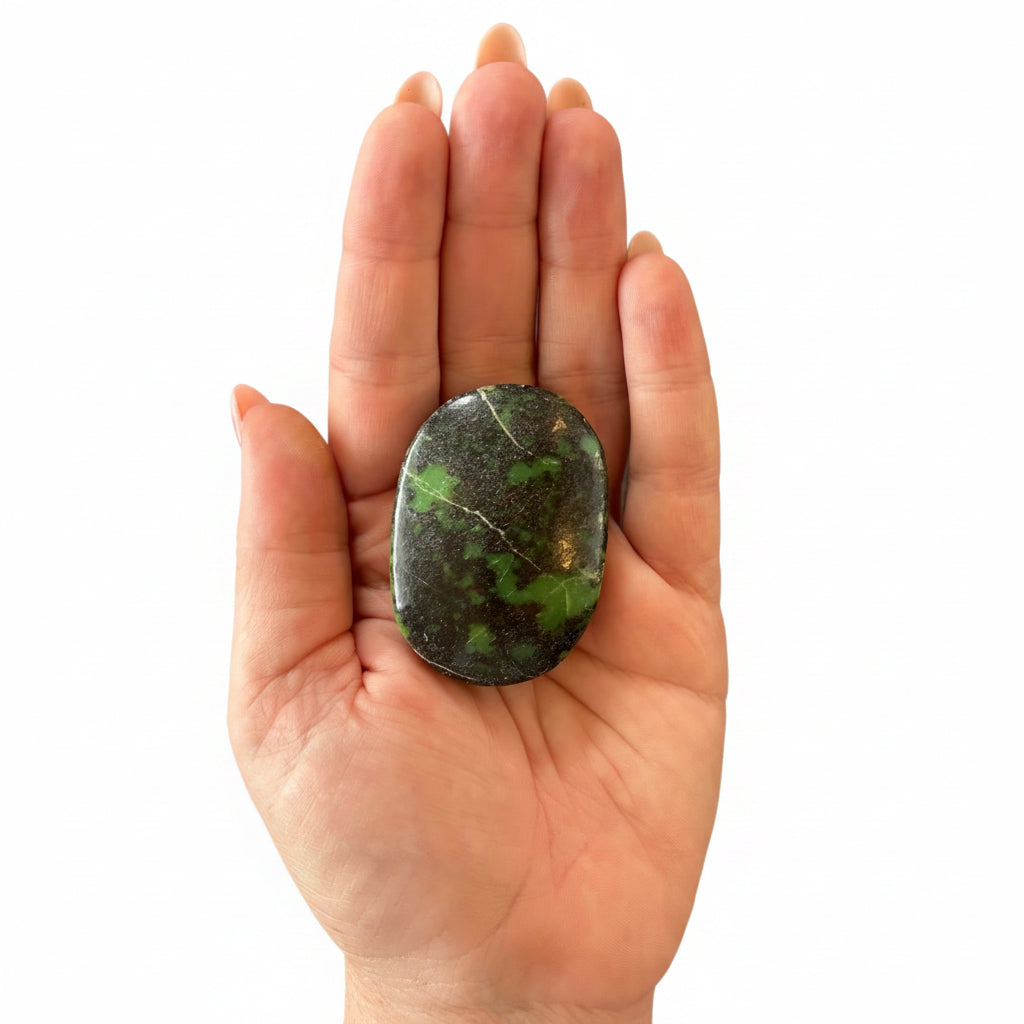 76g Green Opal Palm Stone