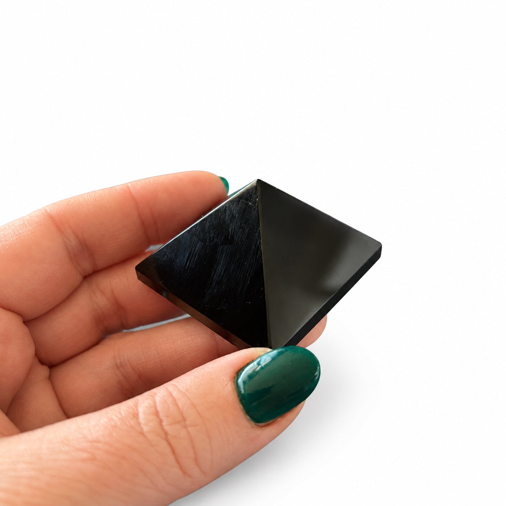 Black Obsidian Pyramid