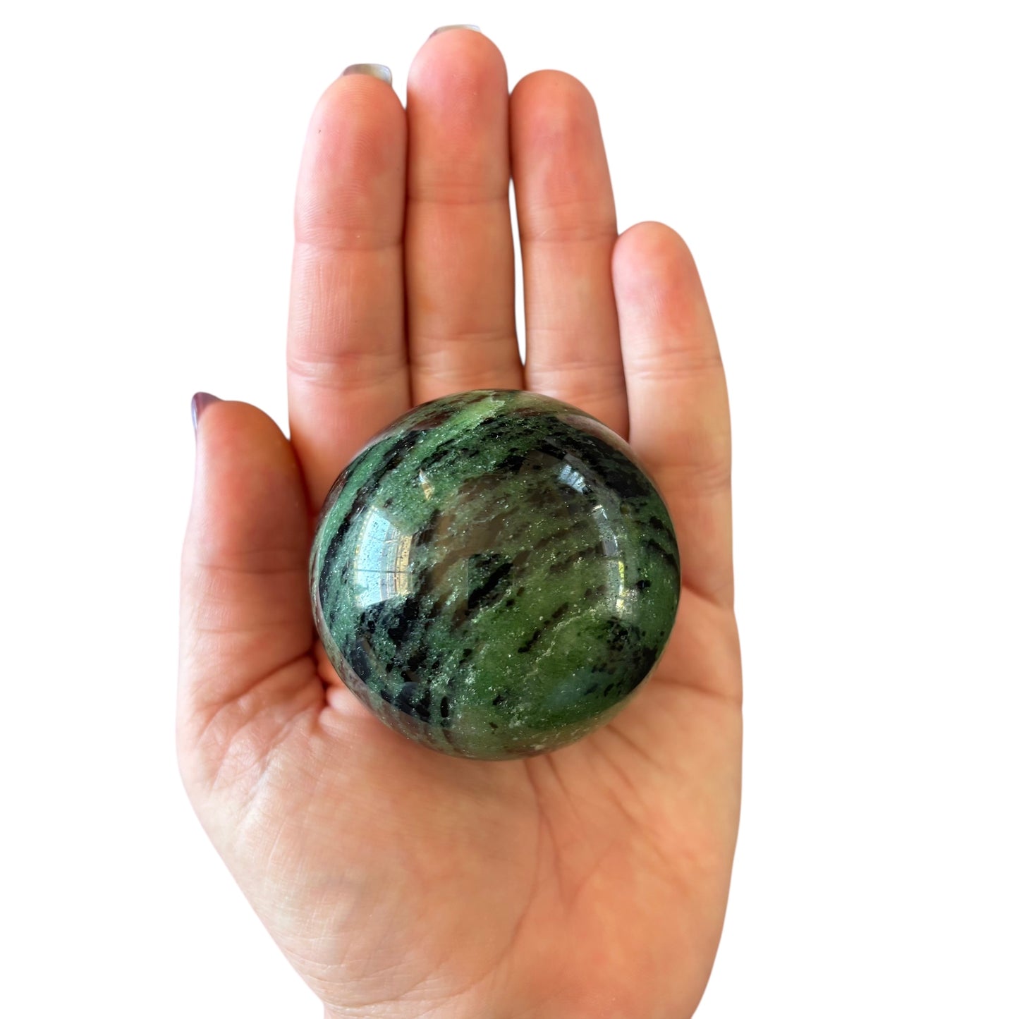57mm Ruby Zoisite Sphere