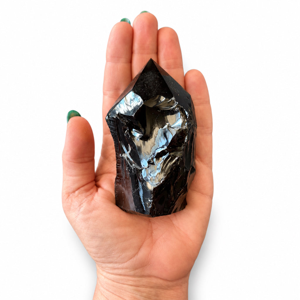 301g Black Obsidian Cut Base