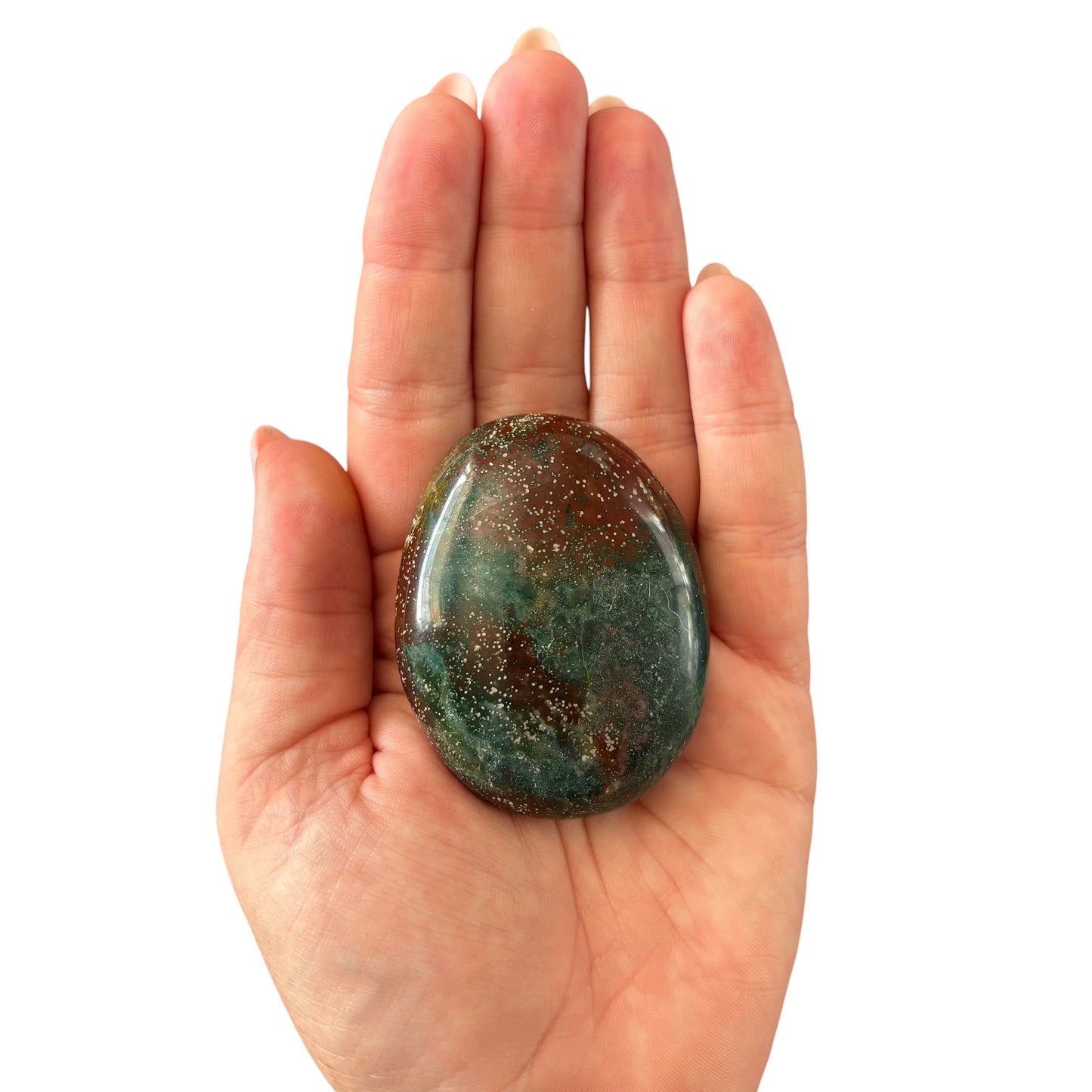 106g Ocean Jasper Palm Stone