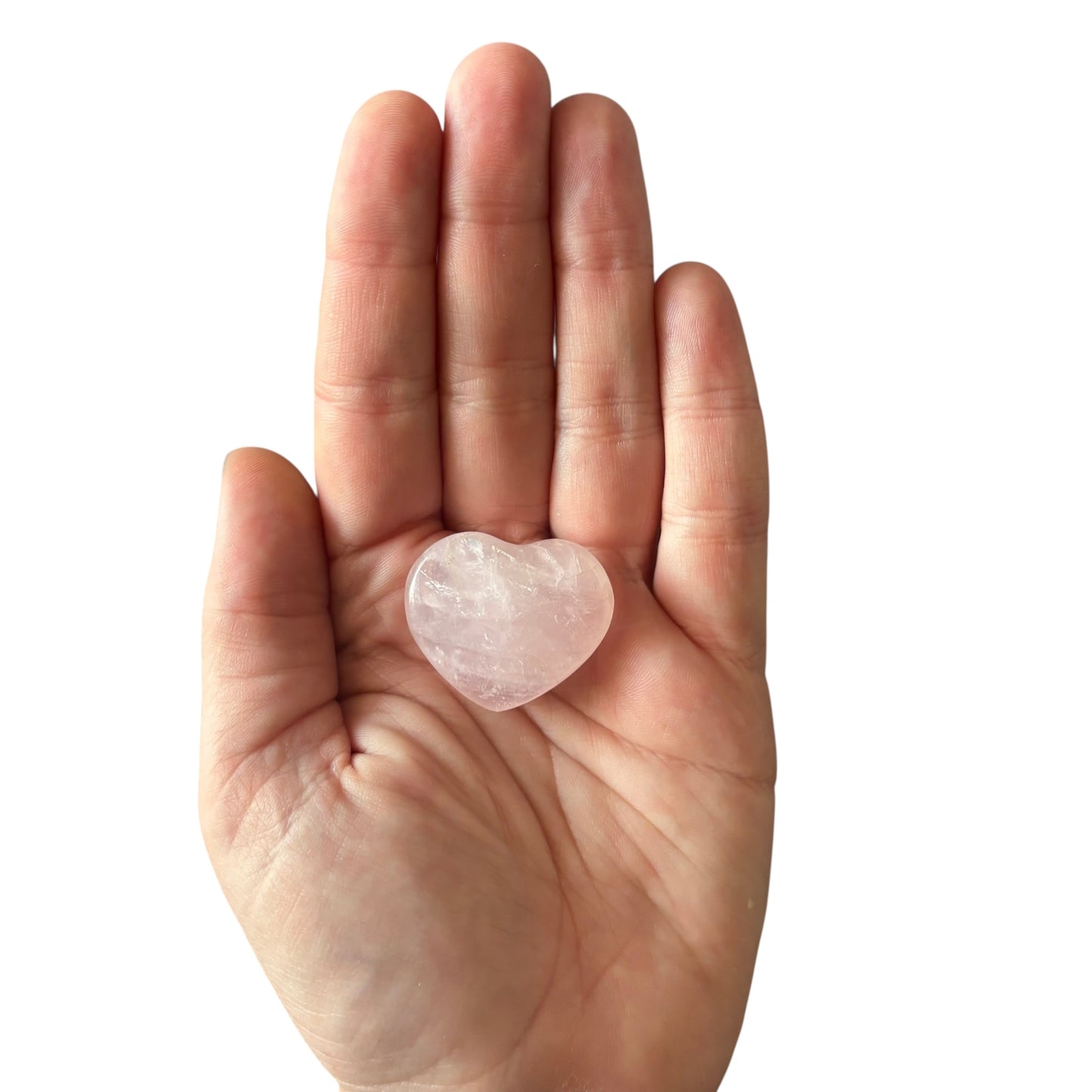 17g Rose Quartz Heart