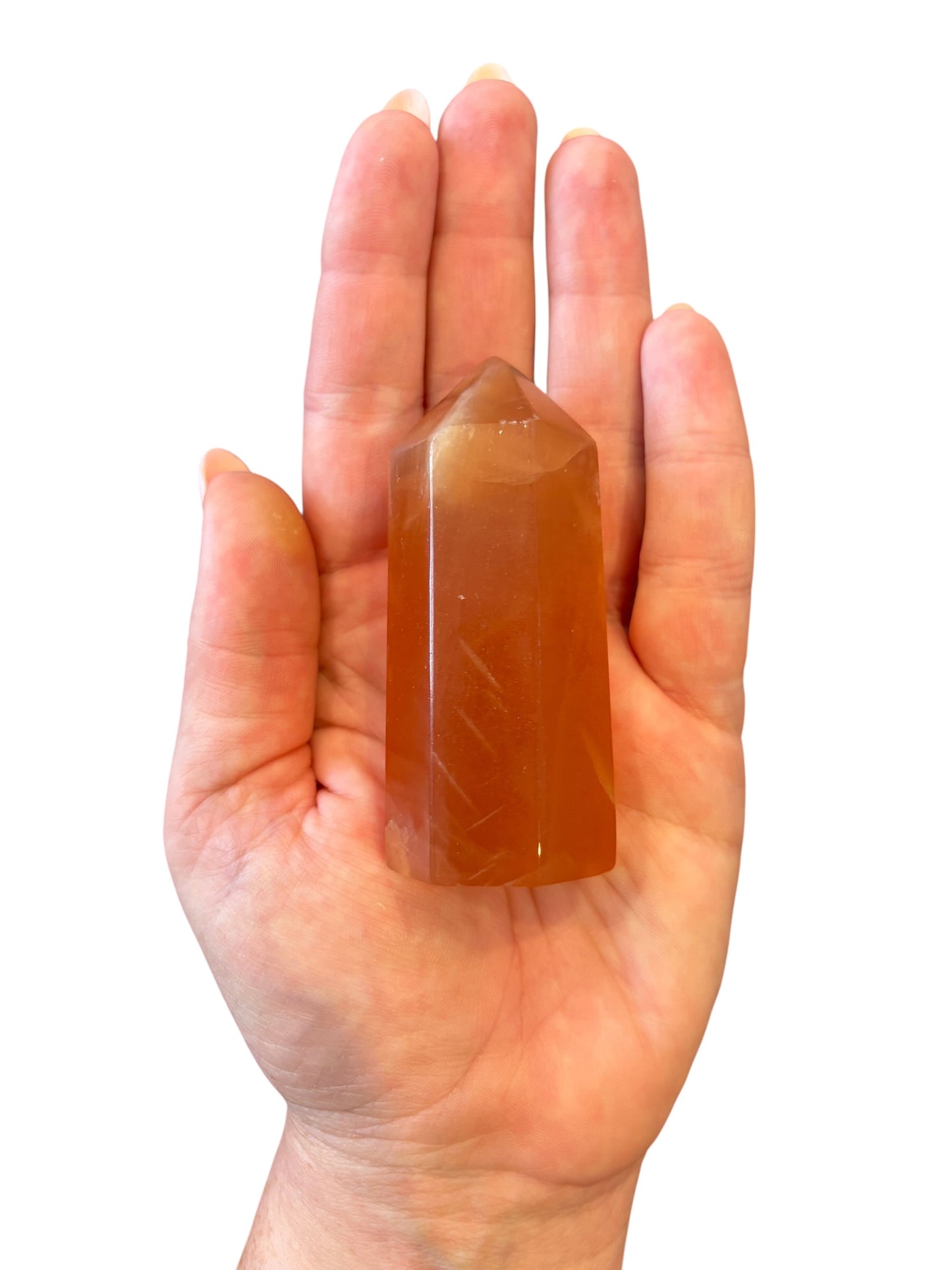 77mm Honey Calcite Point