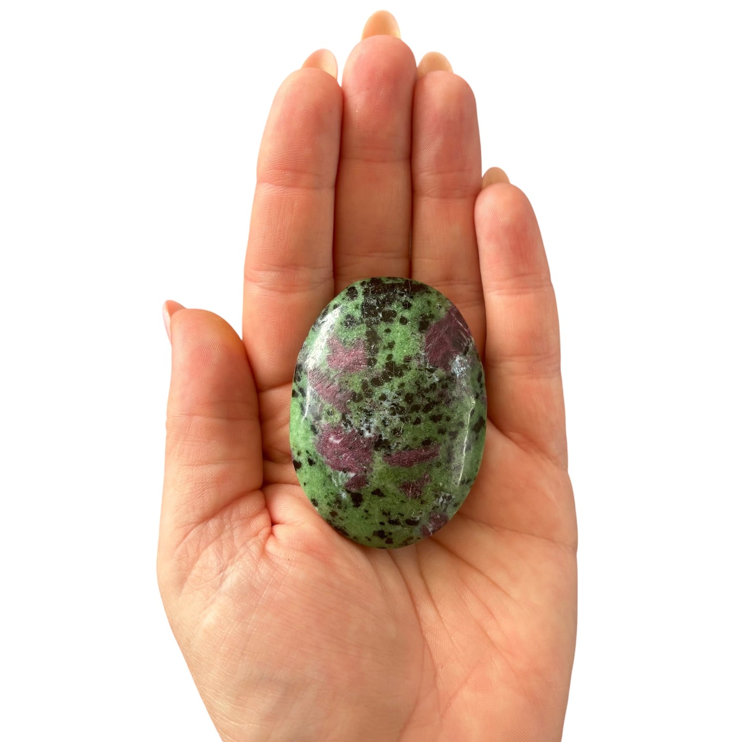 102g Ruby Zoisite Palm Stone