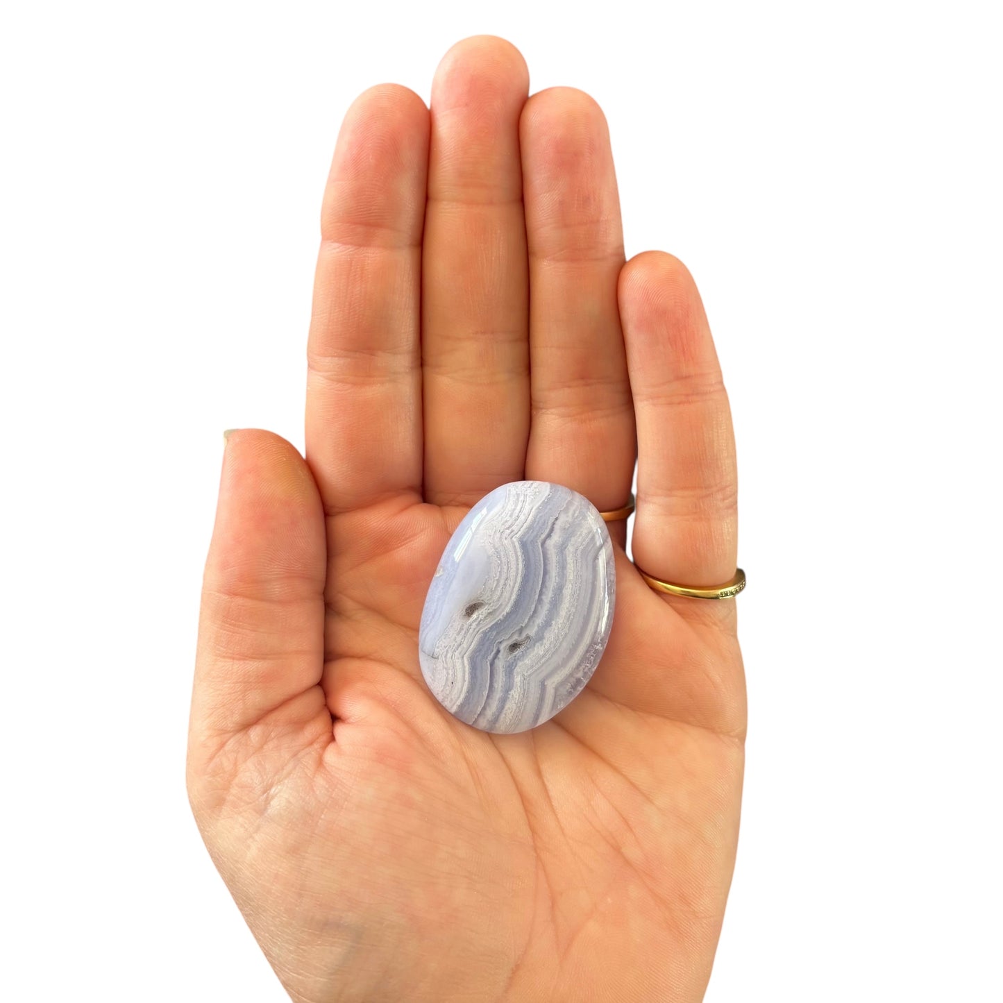 21g Blue Lace Agate Flatstone