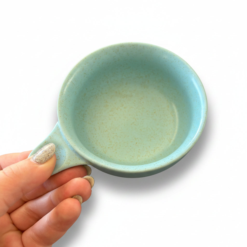 Round Blue Trinket Tray