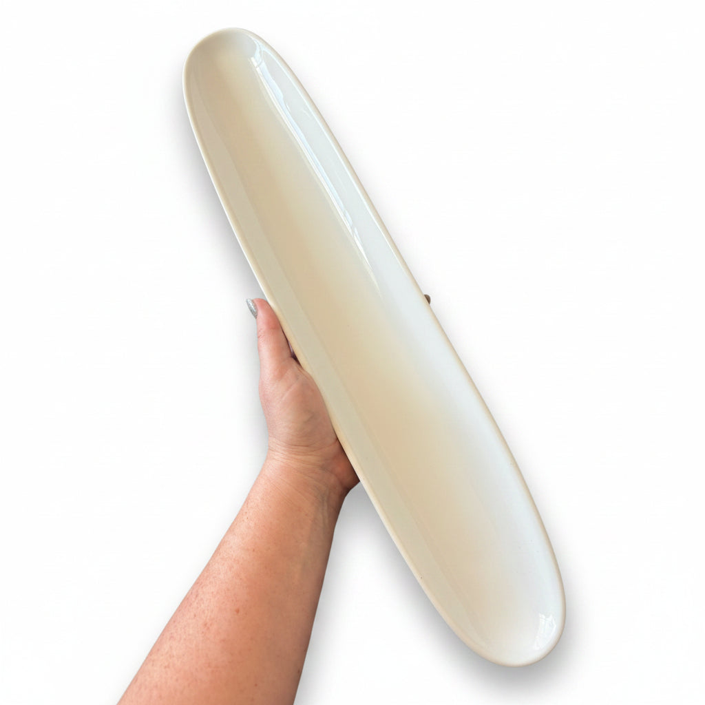 Long White Trinket Tray