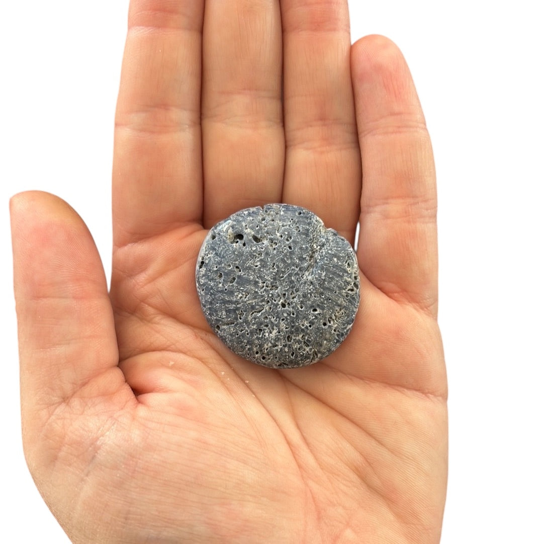 16g Blue Coral Flat Stone