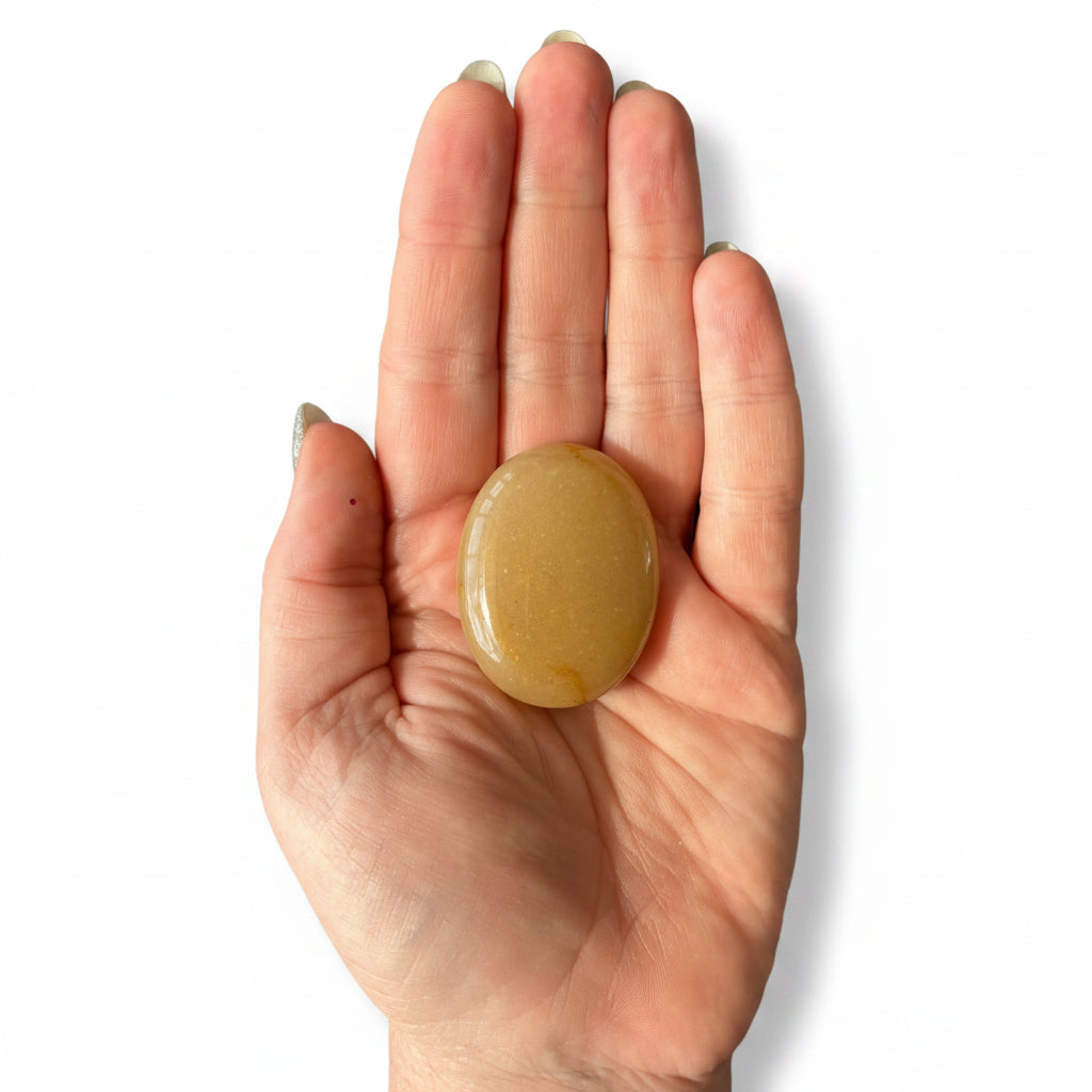 37g Yellow Jade Palm Stone
