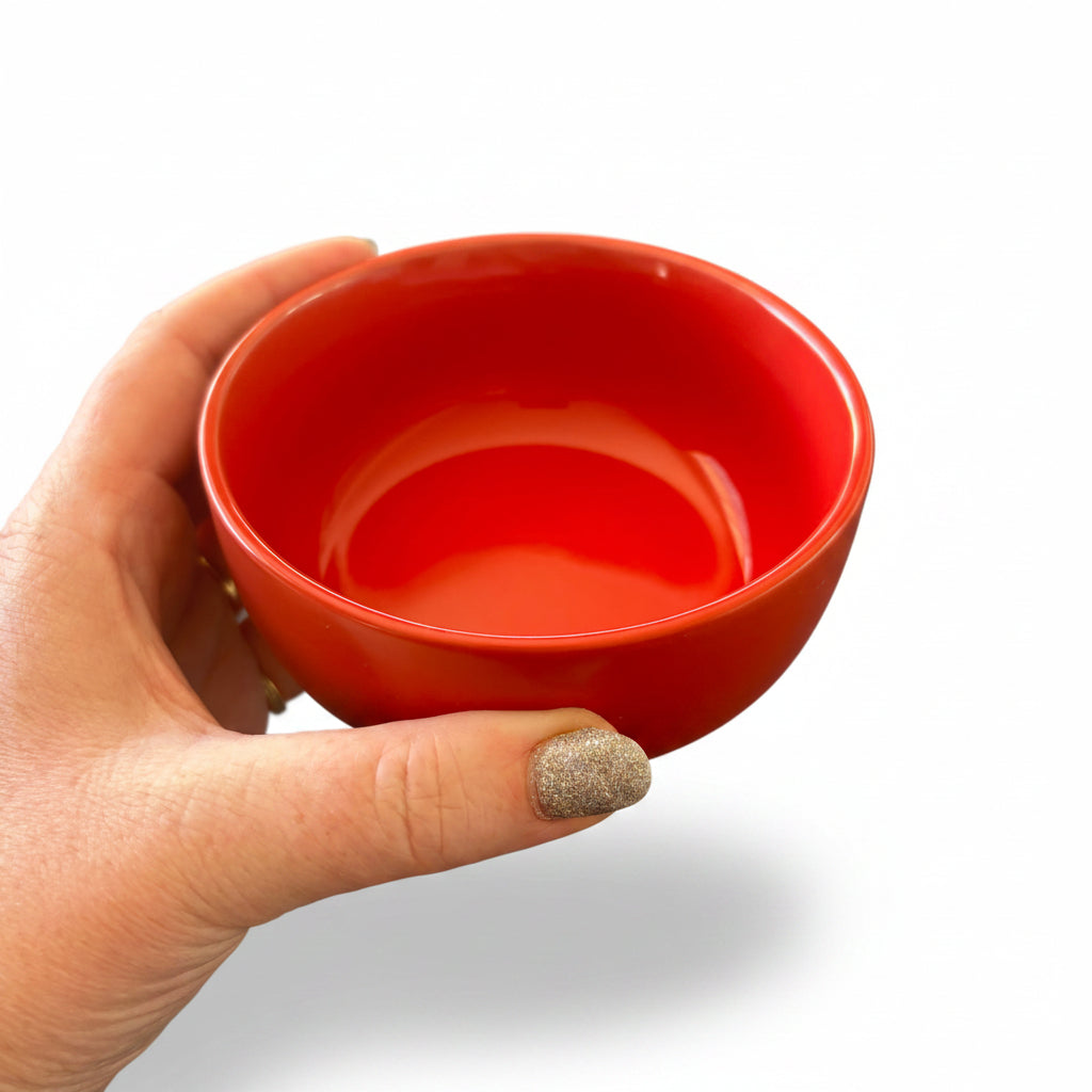 Round Red Trinket Tray
