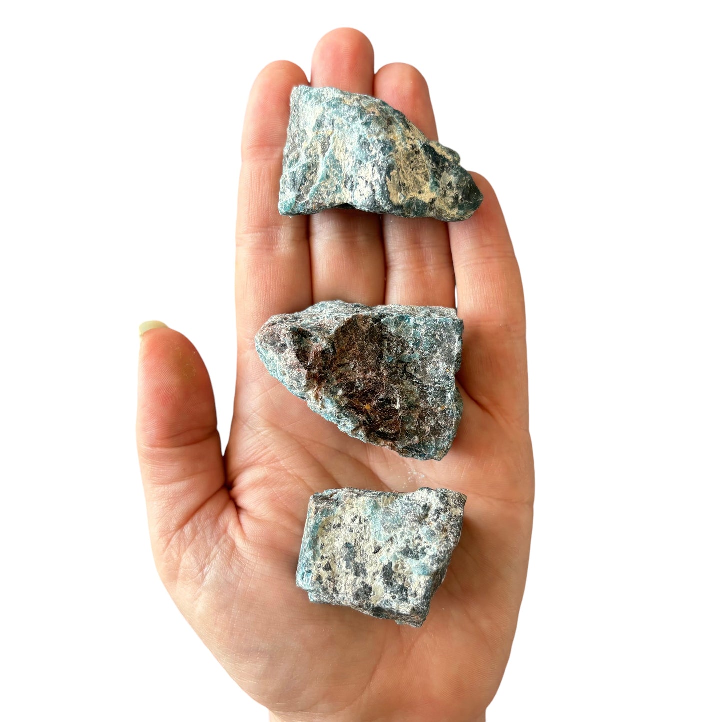 50-60g Blue Apatite Raw