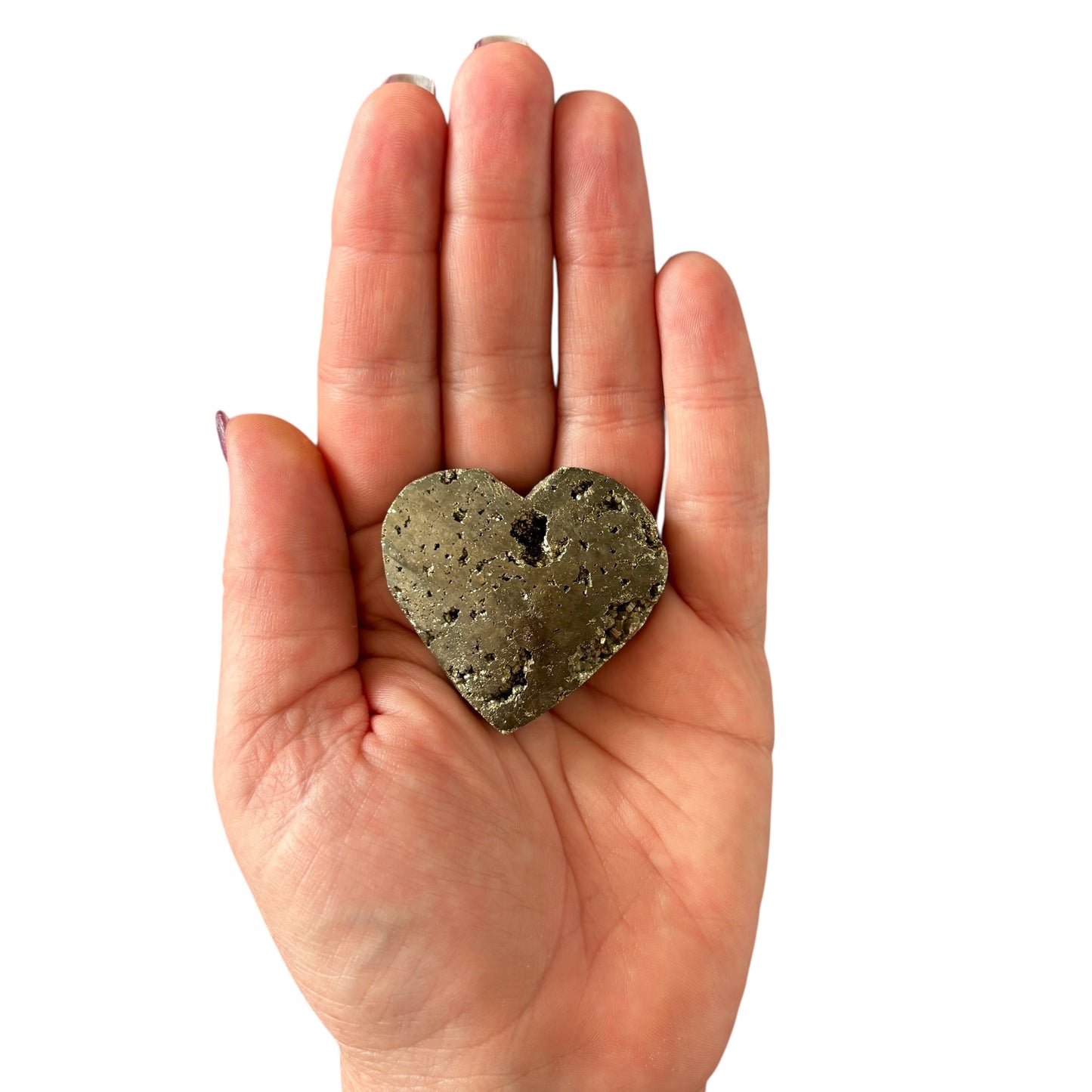 85g Pyrite Heart