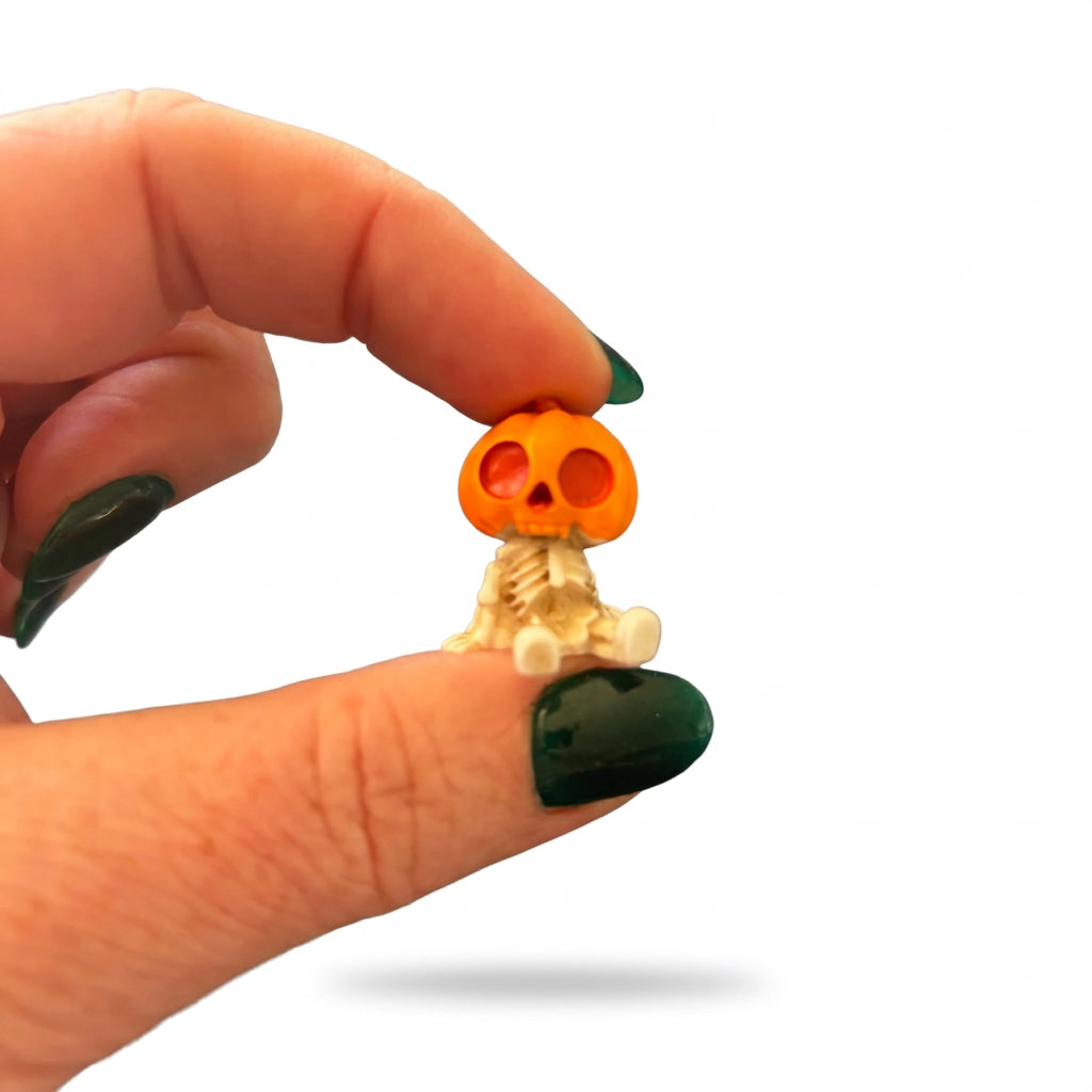 Spooky Pumpkin Skeleton