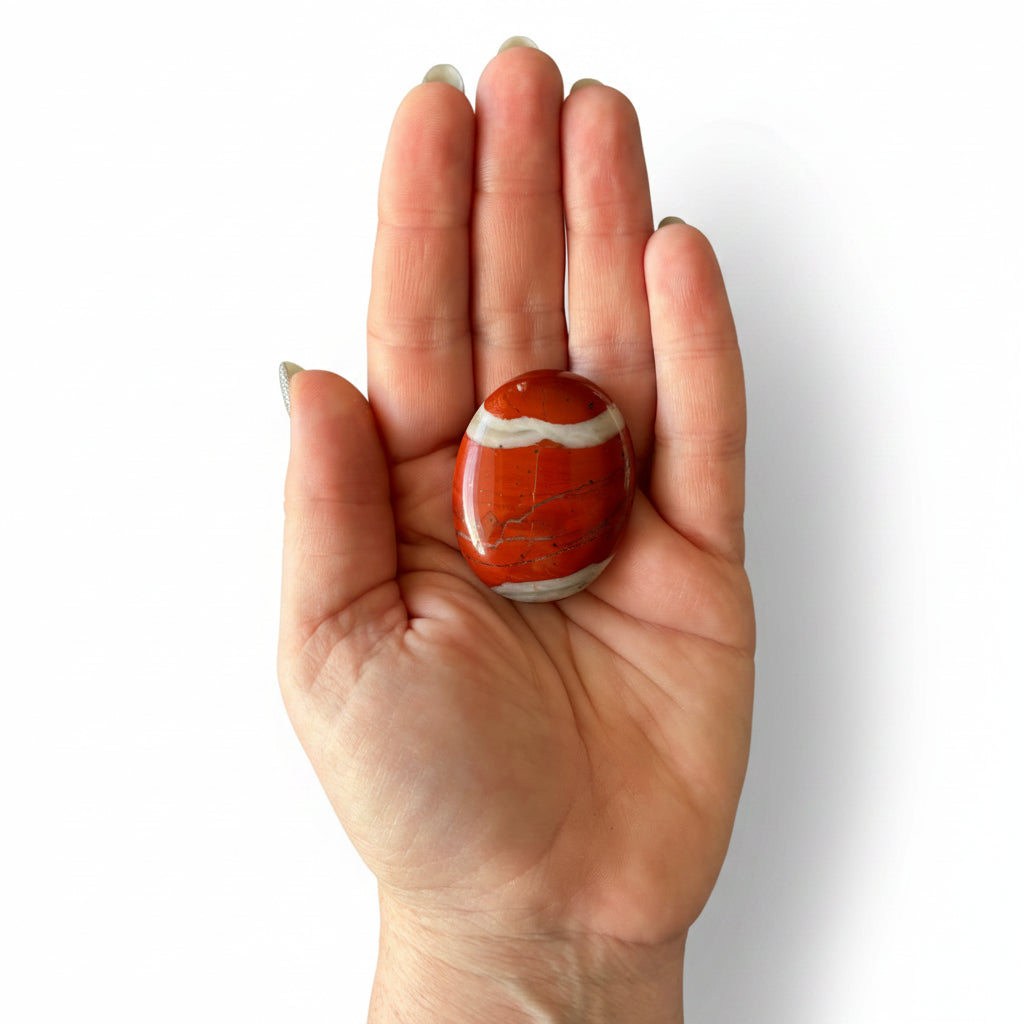 37g Red Jasper Palm Stone