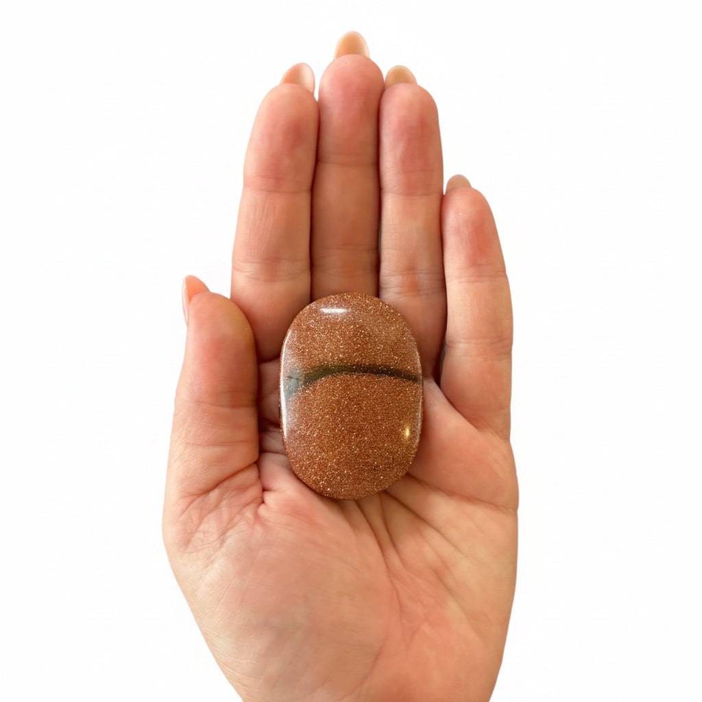 55g Goldstone Palm Stone