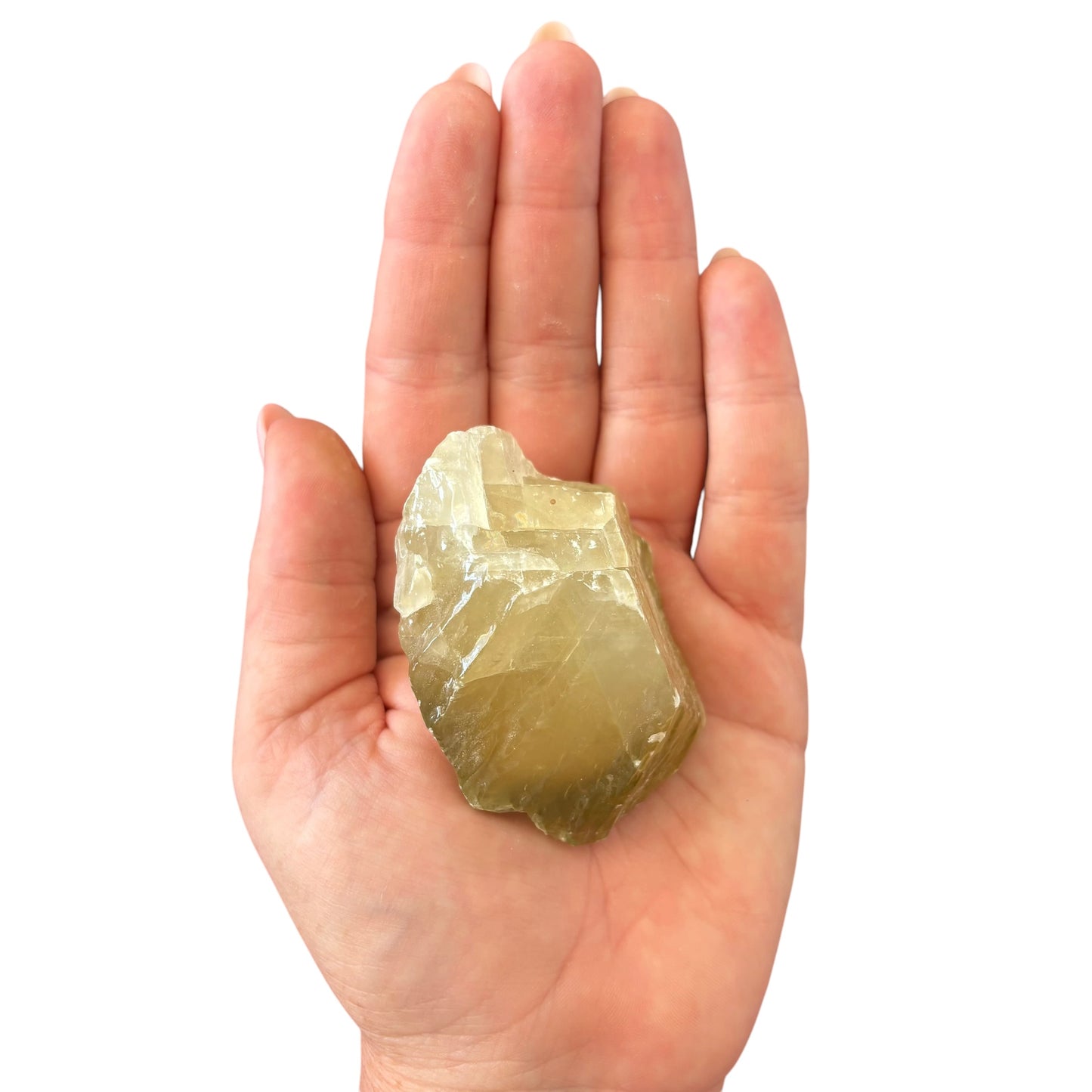 136g Green Calcite Raw