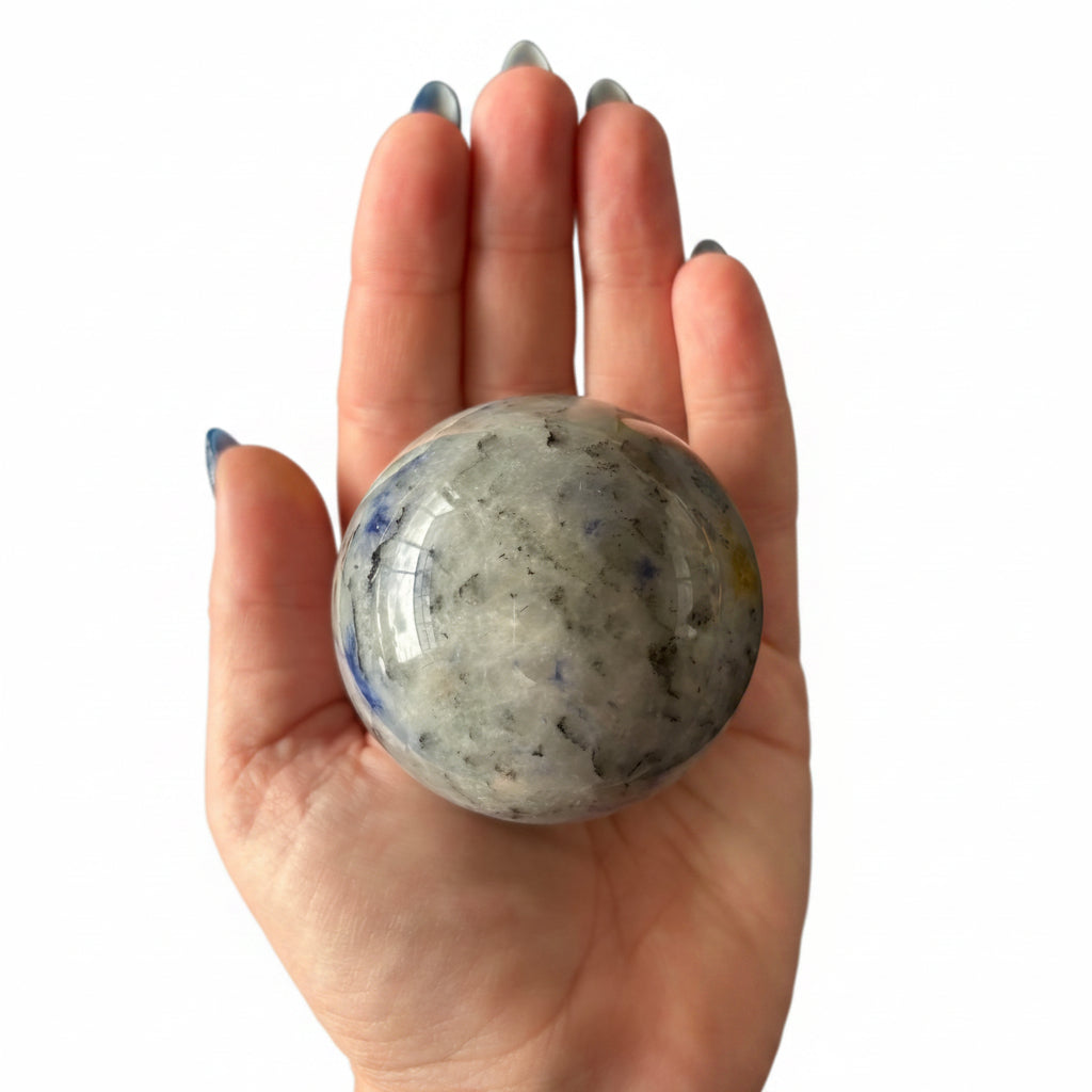 58mm Sodalite in Quartz Sphere