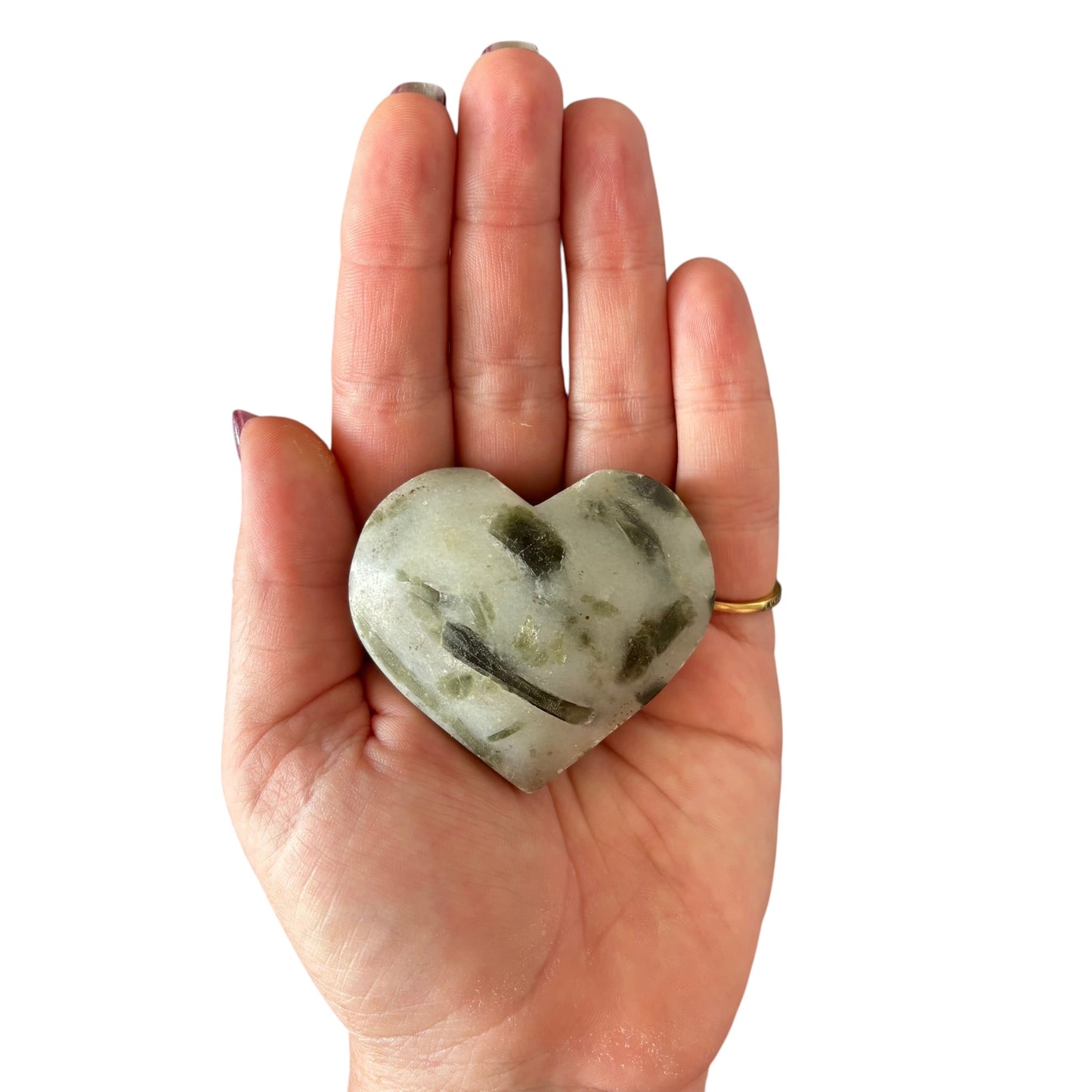 113g Green Tourmaline Heart
