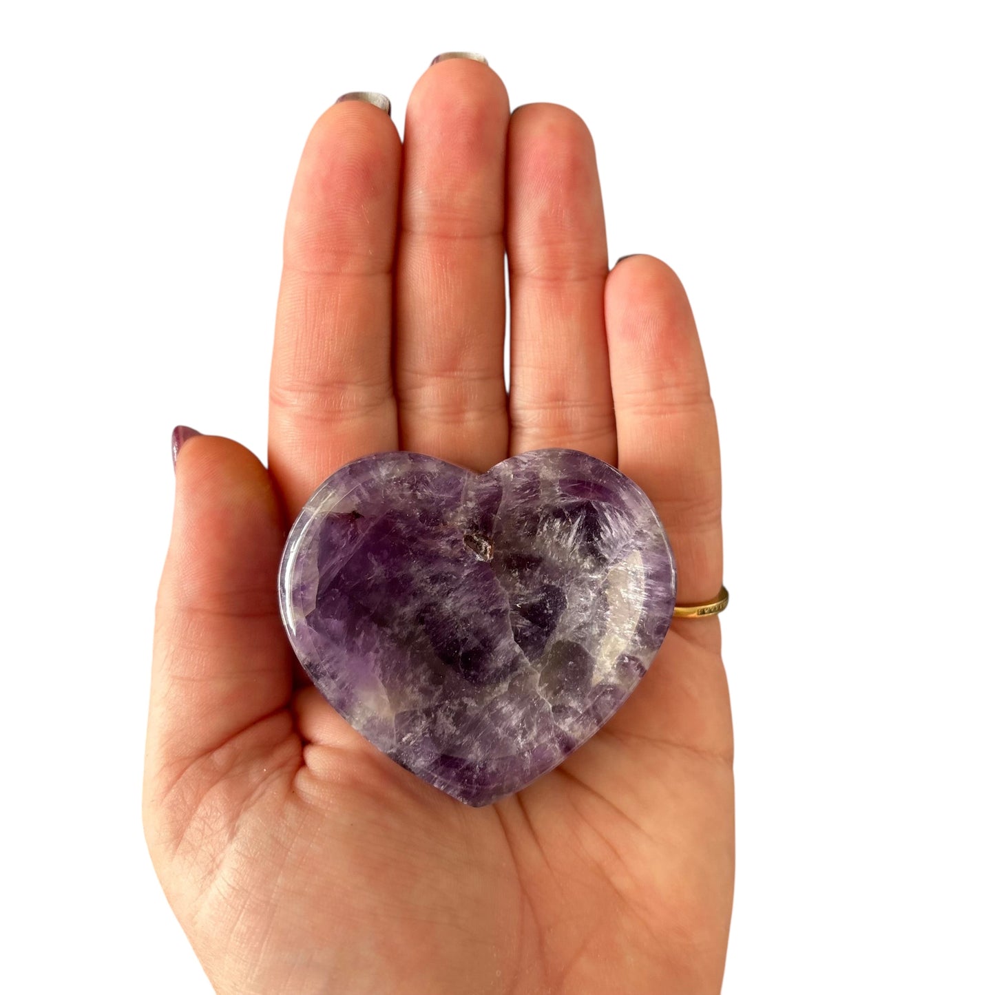 106g Amethyst Heart Bowl