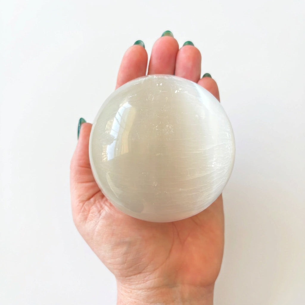 80mm Selenite Sphere
