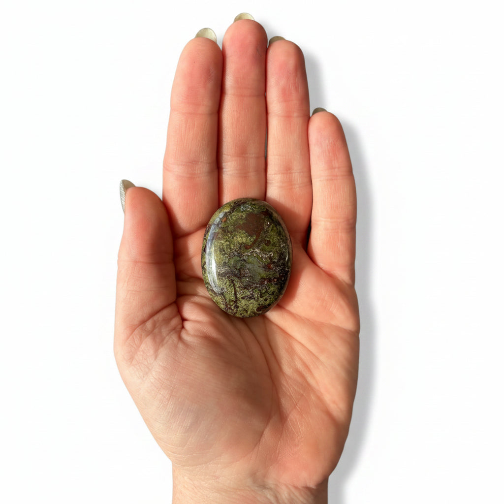 46g Dragonblood Stone Palm Stone