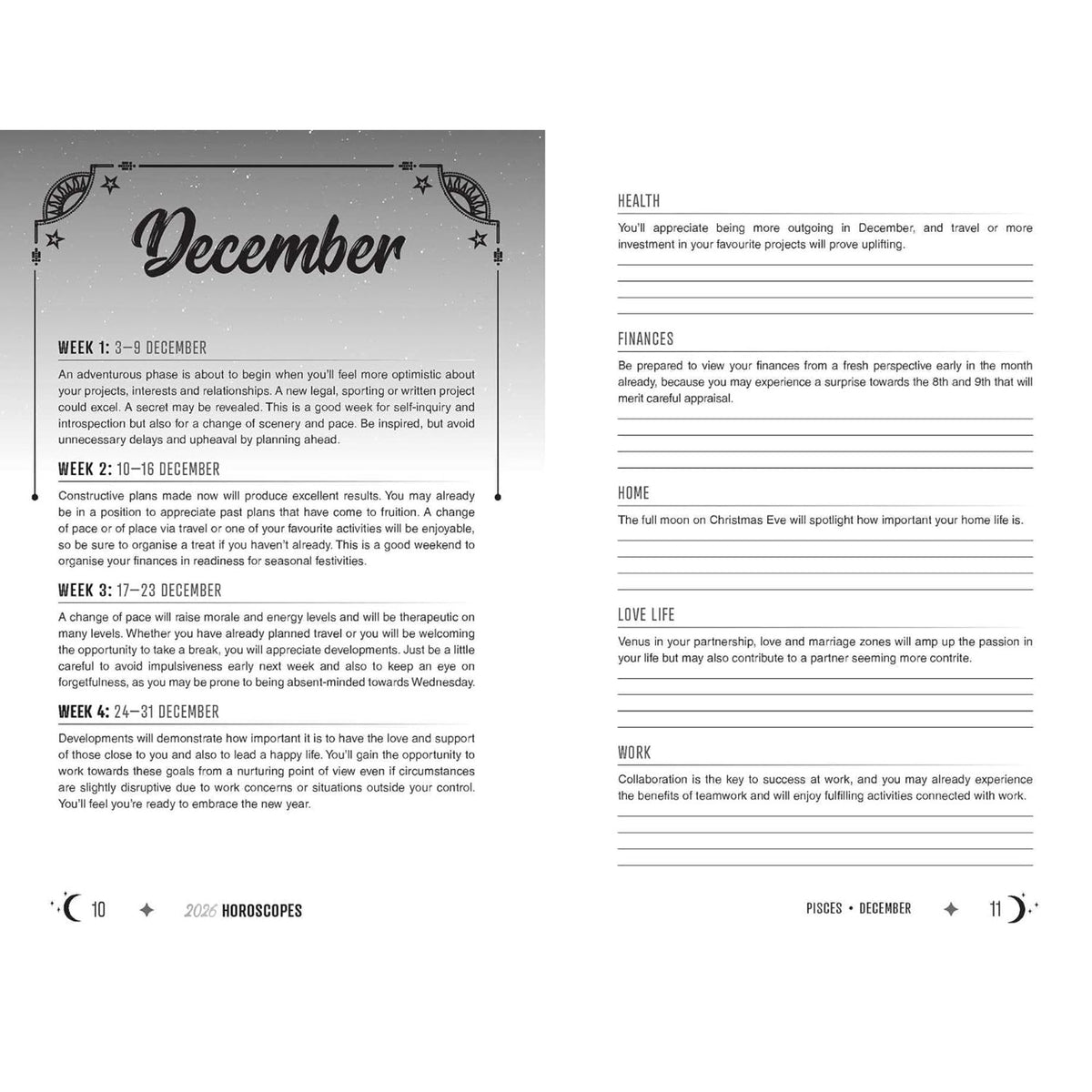 2027 Horoscopes Planner Calendar