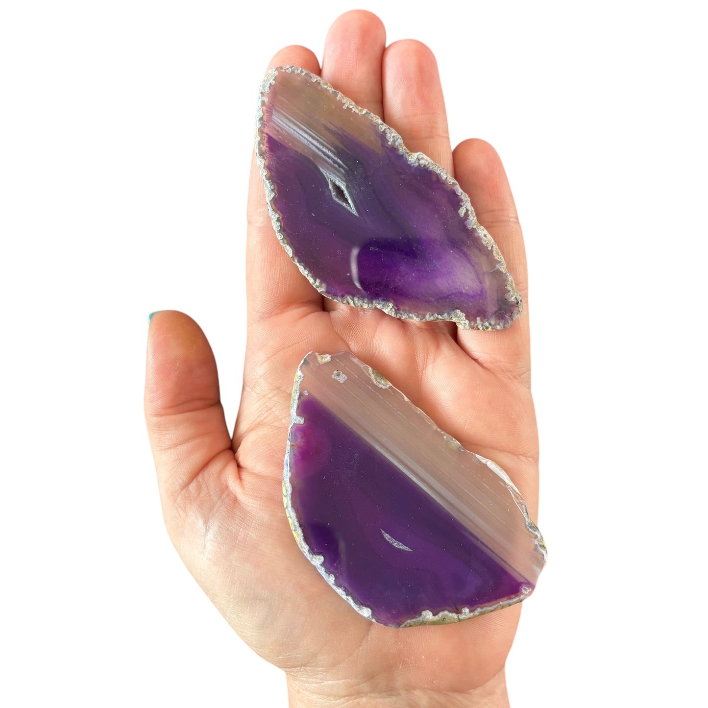 30-40g Purple Agate Slice