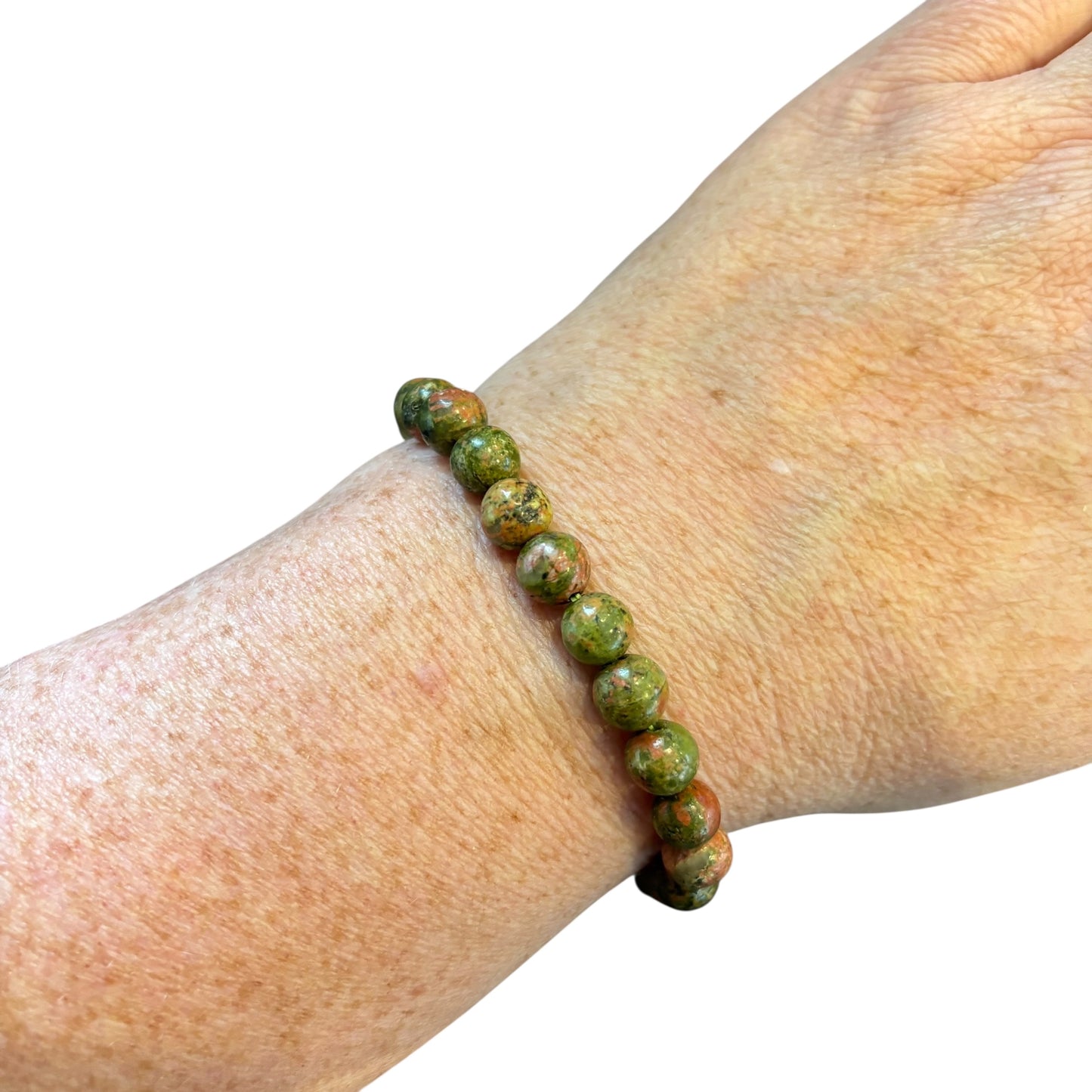 8mm Unakite Bracelet