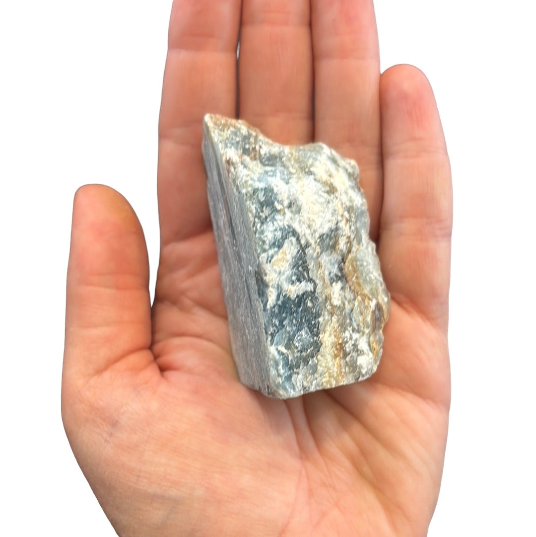 117g Blue Banded Calcite Raw