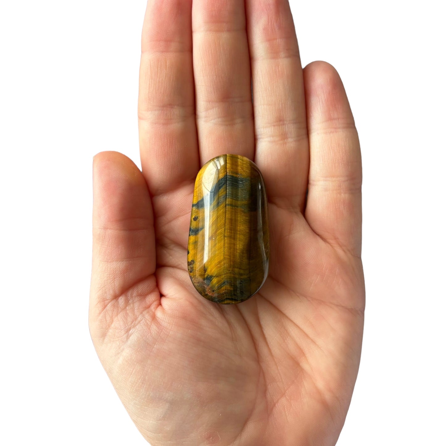 41g Tiger Eye Palm Stone